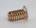 Rolex Day-Date 40 Rose Gold Olive Green Roman Dial & Fluted Bezel President Bracelet 228235 - - 图片 5