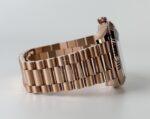 Rolex Day-Date 40 Rose Gold Chocolate Diamond Dial & Fluted Bezel President Bracelet 228235 - - Image 5