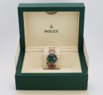 Rolex Day-Date 36 mm President Rose Gold Green Aventurine Diamond Dial Fluted Bezel - 128235 - 图片 3