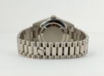 Rolex White Gold Day-Date 40 Watch - Fluted Bezel - Meteorite Baguette Diamond Dial - President Bracelet - 228239 mtdp - 图片 8
