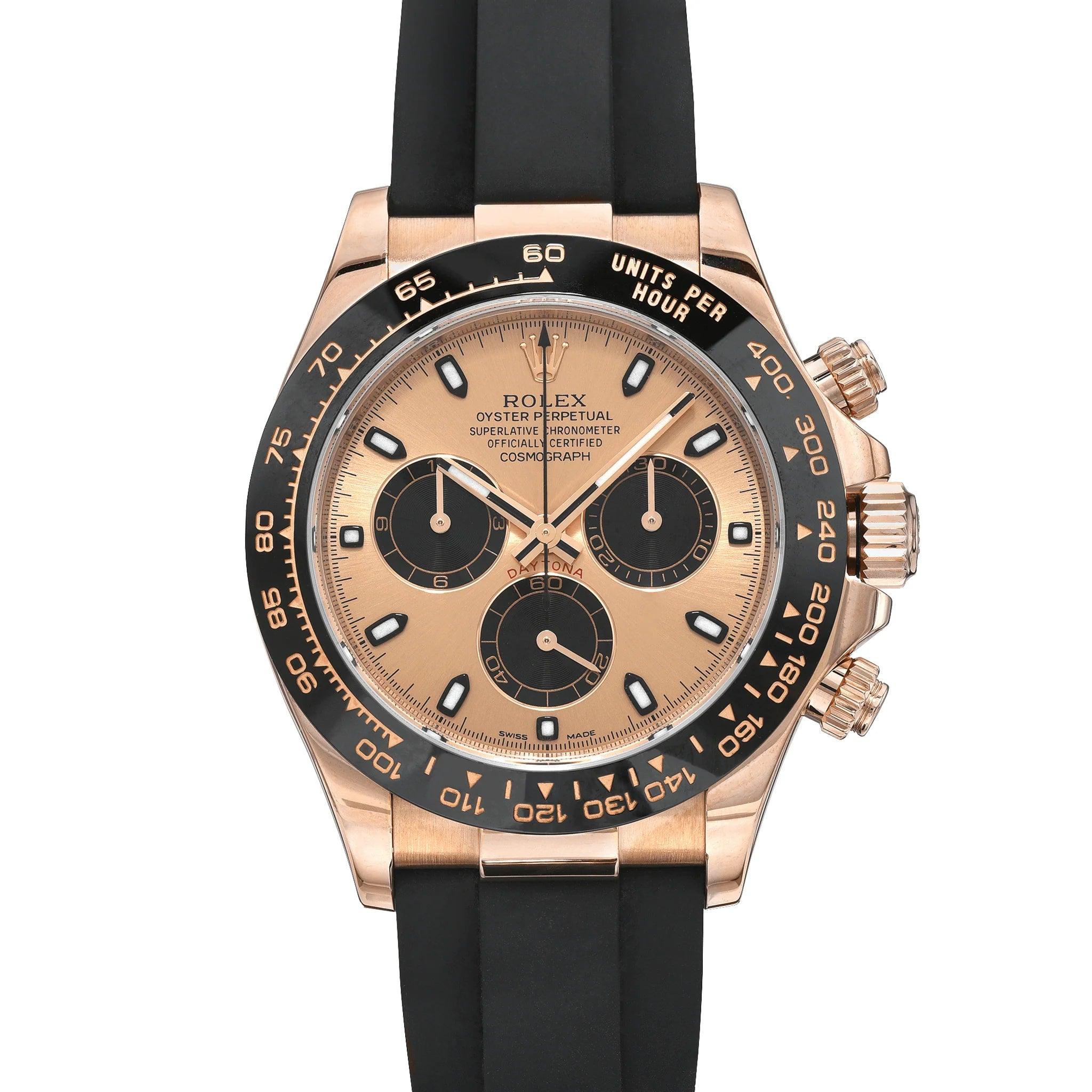 116515LN-ChampagneDial-1.jpg Rolex Daytona 116515LN – Everose Gold Champagne Dial Chronograph - Image 1