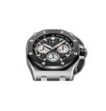 43mm Chronograph Stainless Steel Ceramic “Méga Tapisserie” Black Dial - Image 3