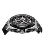 43mm Chronograph Stainless Steel Ceramic “Méga Tapisserie” Black Dial - Image 4