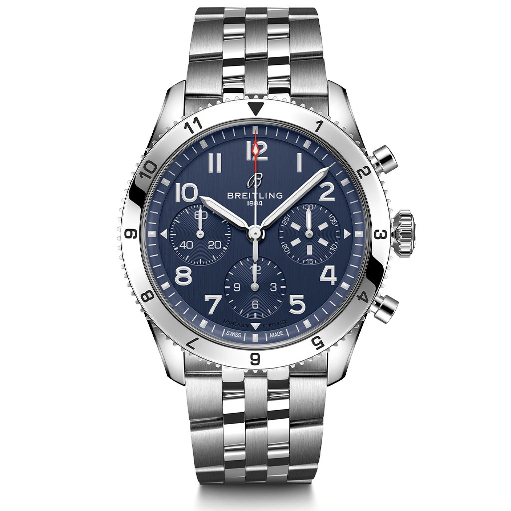 12_1_A233801A1C1A1.png Classic AVI Chronograph 42 Tribute To Vought F4U Corsair A233801A1C1A1 - Image 1