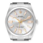 Rolex Oyster Perpetual 41 Silver Dial Steel Mens Watch 124300 - Image 2