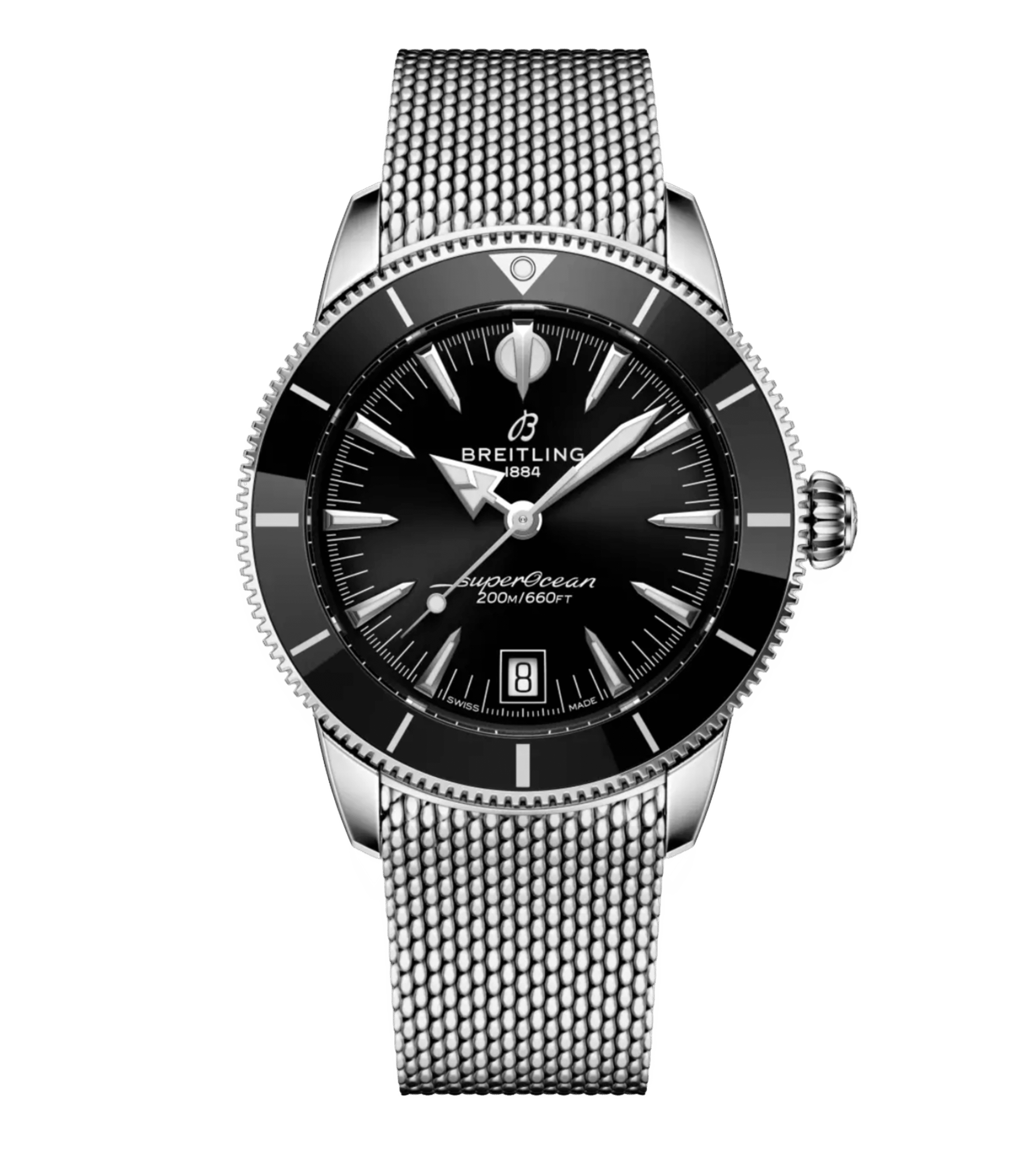 40frontsteel-scaled-1.png Superocean Heritage Automatic B31 40 AB3110241B1A1 - Image 1