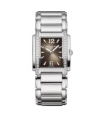 Stainless Steel 25mm Diamond Bezel On Gray Dial Quartz