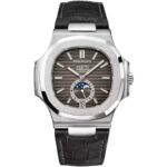 41mm Annual Calendar Moon Phase Steel Charcoal Dial