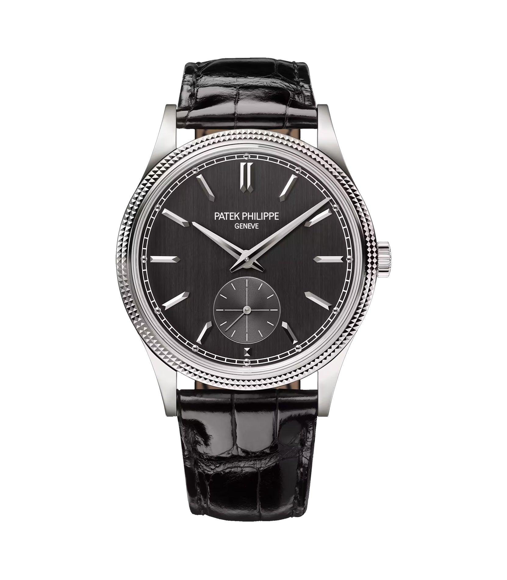 6119g-1.jpg 39mm 18k White Gold Charcoal Gray Dial Manual Wind - Image 1
