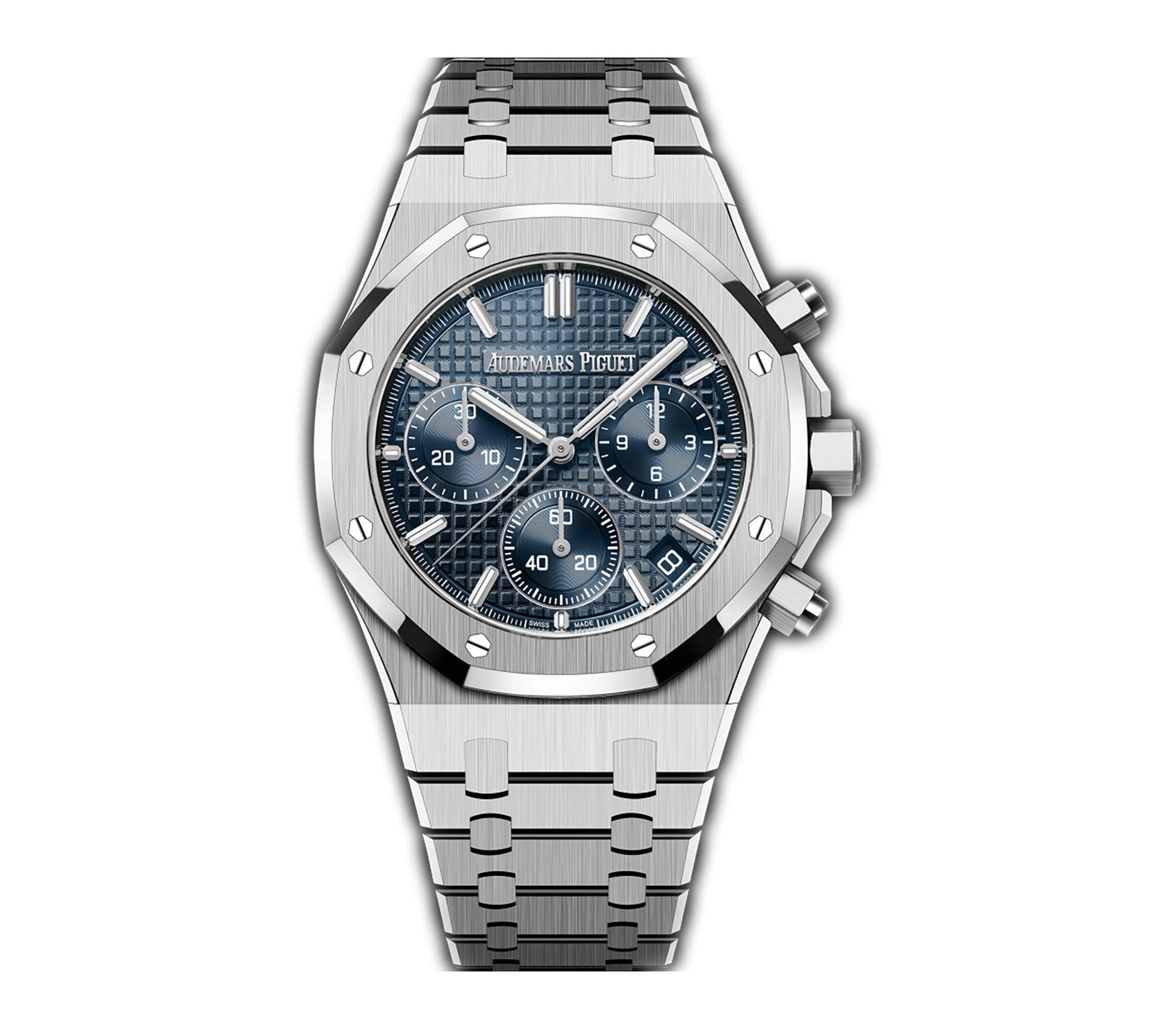 AP-26240ST.OO_.1320ST.05.jpg 41mm Chronograph Steel Blue Dial - Image 1