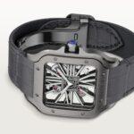 Santos de Cartier skeleton watch CRWHSA0009 - Image 7