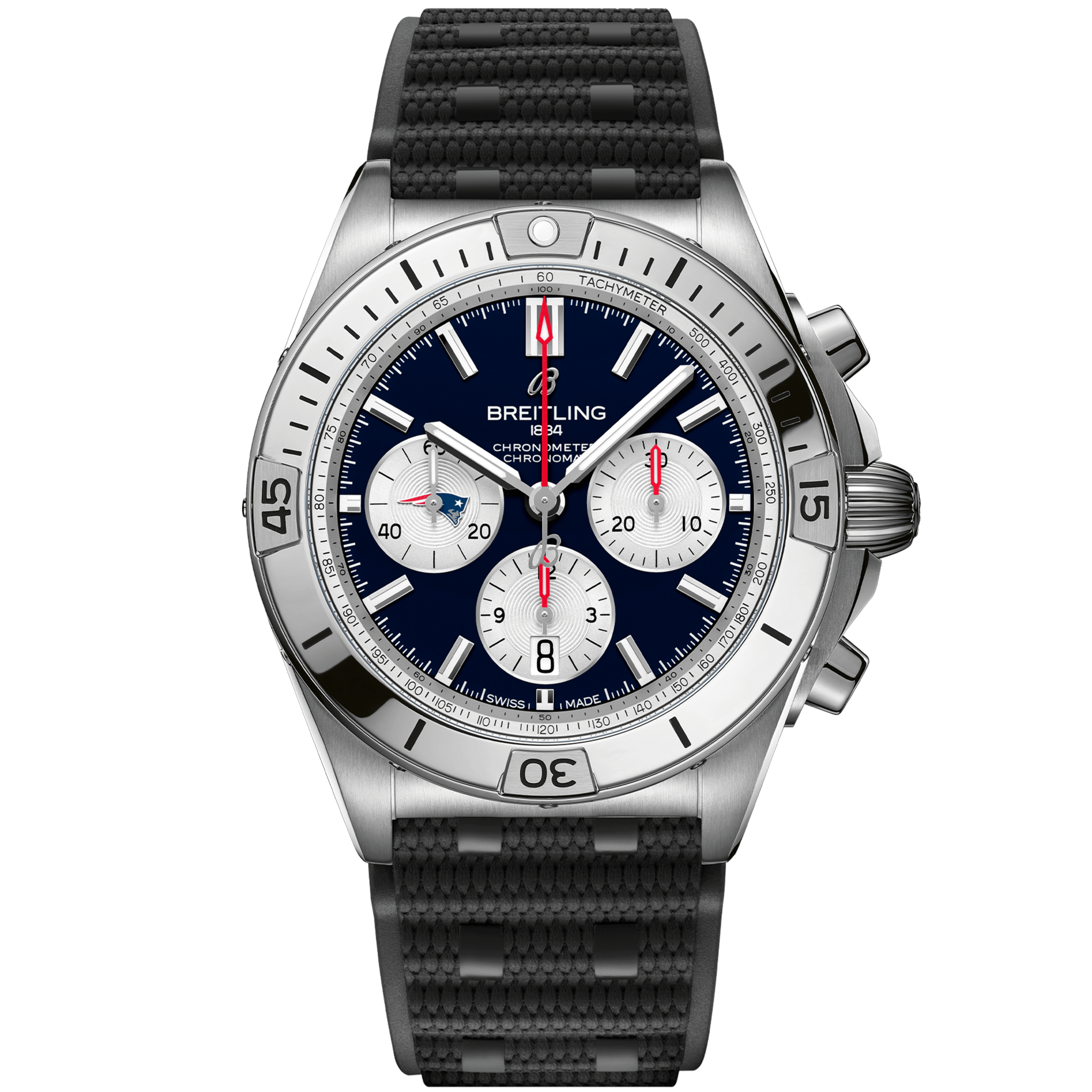 Chronomat_B0142_AB01342B1C7S1_RUBBER_NEW_ENGLAND_PATRIOTS_DIGITAL-scaled-1.png Chronomat B01 42 NFL New England Patriots Edition AB01342B1C7S1 - Image 1