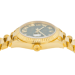 Rolex Ladies 31mm 18K Yellow Gold Datejust 278278 with Green Roman Diamond Dial and President Bracelet - Image 3