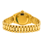 Rolex Ladies 31mm 18K Yellow Gold Datejust 278278 with Green Roman Diamond Dial and President Bracelet - Image 4
