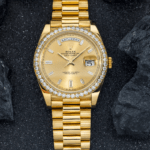 Rolex 18k Yellow Gold Day-Date 40mm, 228348RBR Factory Diamond Bezel and President Bracelet - Image 5