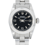 Rolex Oyster Perpetual Date Ref. 67180 – Black Arabic Numeral Dial – Steel - Image 2