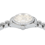 Rolex Oyster Perpetual Date 76094 Silver Dial 26 mm Ladies Watch - Image 3