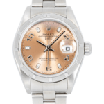 Rolex Oyster Perpetual Date 79170 26mm Pink Arabic Dial - Image 2