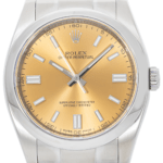 Rolex Oyster Perpetual 116000 36mm – White Grape Sunburst Dial - Image 2