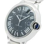 Cartier Ballon Bleu Stainless Steel 44MM Black Dial And Stainless Steel Bracelet - Image 2