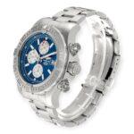 Breitling Aeromarine Super Avenger A13371 Blue Dial Steel Mens Watch - Image 5