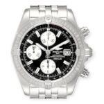 Breitling Chronomat Evolution A13356 Steel Black Dial Steel Mens Watch - Image 2