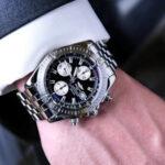Breitling Chronomat Evolution A13356 Steel Black Dial Steel Mens Watch - Image 4