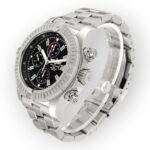 Breitling Super Avenger A13370 Black Dial Chronograph Steel Mens Watch - 图片 4