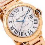 Cartier Ballon Bleu W69004Z2 36MM White Dial With Rose Gold Bracelet - Image 3