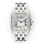 Cartier Panthere Small Steel Diamond Bezel Ladies Watch W4PN0007 - 图片 3