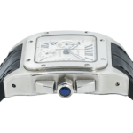 Cartier Santos Galbée W20090X8 29mm Dial with Leather Strap - Image 3