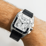 Cartier Santos Galbée W20090X8 29mm Dial with Leather Strap - Image 6