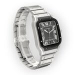 Cartier Santos Steel ADLC WSSA0037 Grey Dial Mens Watch - 图片 5
