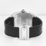 Cartier Santos XL Stainless Steel Automatic Watch – 38mm Leather Strap - Image 5