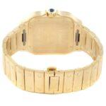 Cartier Santos de Cartier WGSA0029 39.8mm Silvered Opaline Dial With Yellow Gold Bracelet - Image 5