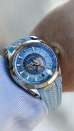 Omega Seamaster Aqua Terra 150M Co‑Axial Master Chronometer GMT Worldtimer 43mm – Summer Blue - Image 6
