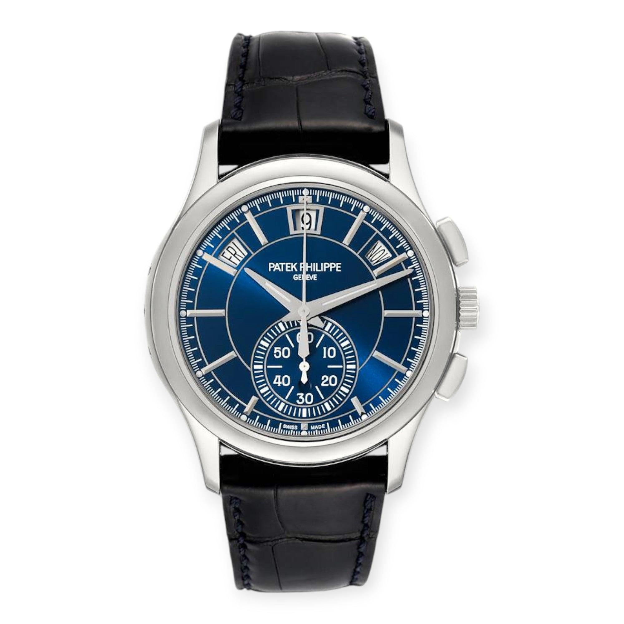 Pre-Owned-Patek-Philippe-Complications-5905-Annual-Calendar-Platinum-Watch-JD-Watches-NY.jpg Patek Philippe Complications 5905 Annual Calendar Platinum Watch - Image 1