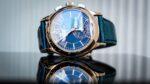 Patek Philippe Complications 5905R-010 – Rose Gold with Blue Sunray Dial & Alligator Strap - Image 2