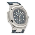 Patek Philippe Nautilus 5980 Denim Steel Mens Watch - 图片 4