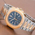Patek Philippe Nautilus 5980/1AR 40MM Blue Dial With Two Tone Bracelet - Image 2