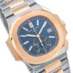 Patek Philippe Nautilus 5980/1AR 40MM Blue Dial With Two Tone Bracelet - Image 3