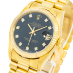 Rolex 18K Yellow Gold Datejust 68278 with President Bracelet - Image 2