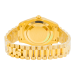 Rolex 18K Yellow Gold Day Date II with Champagne Baguette and Diamond - Image 4