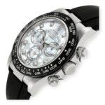 Rolex Cosmograph Daytona 116519 Oysterflex White Gold Mother Of Pearl Diamond Dial Mens Watch - Image 3