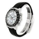 Rolex Cosmograph Daytona 116519 Oysterflex White Gold Mother Of Pearl Diamond Dial Mens Watch - Image 4