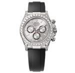 Rolex Cosmograph Daytona – 18k White Gold with Diamond Bezel Ref. 126539TBR-0002