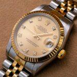 Rolex Datejust 31MM 68273 Stainless Steel and Yellow Gold Original Champagne Diamond Dial Jubilee Bracelet - Image 2