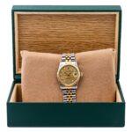 Rolex Datejust 31MM 68273 Stainless Steel and Yellow Gold Original Champagne Diamond Dial Jubilee Bracelet - Image 4