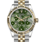 Rolex Datejust 31mm – Steel & 18K Yellow Gold – Green Floral Motif Dial – Jubilee Bracelet – Ref. 278273 (2020 to 2023) - Image 2