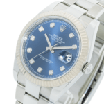 Rolex Datejust 41 126334 Blue Diamond Dial Oyster Bracelet - Image 2